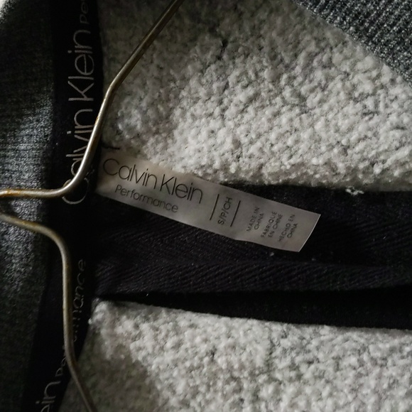 Calvin Klein Performance Crop Zip Back Sweatshirt - Picture 2 of 4